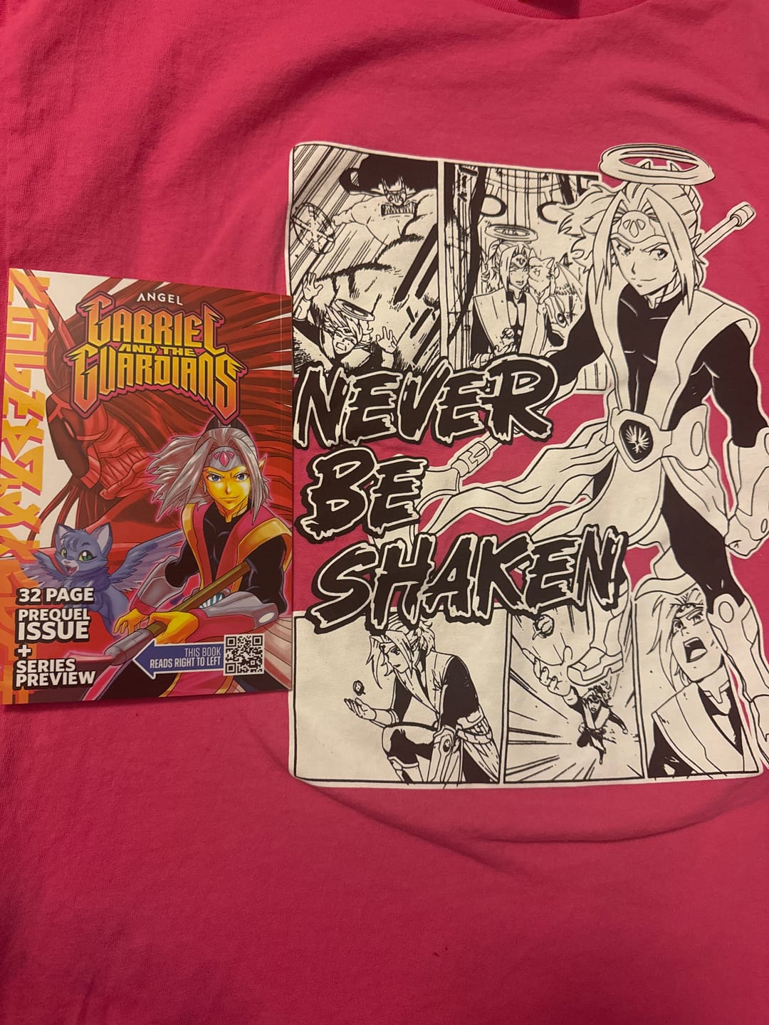 Customer photo review of Gabriel and the Guardians Series Preview Manga