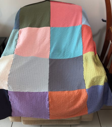 Customer photo review of Classic T-Shirt Blanket