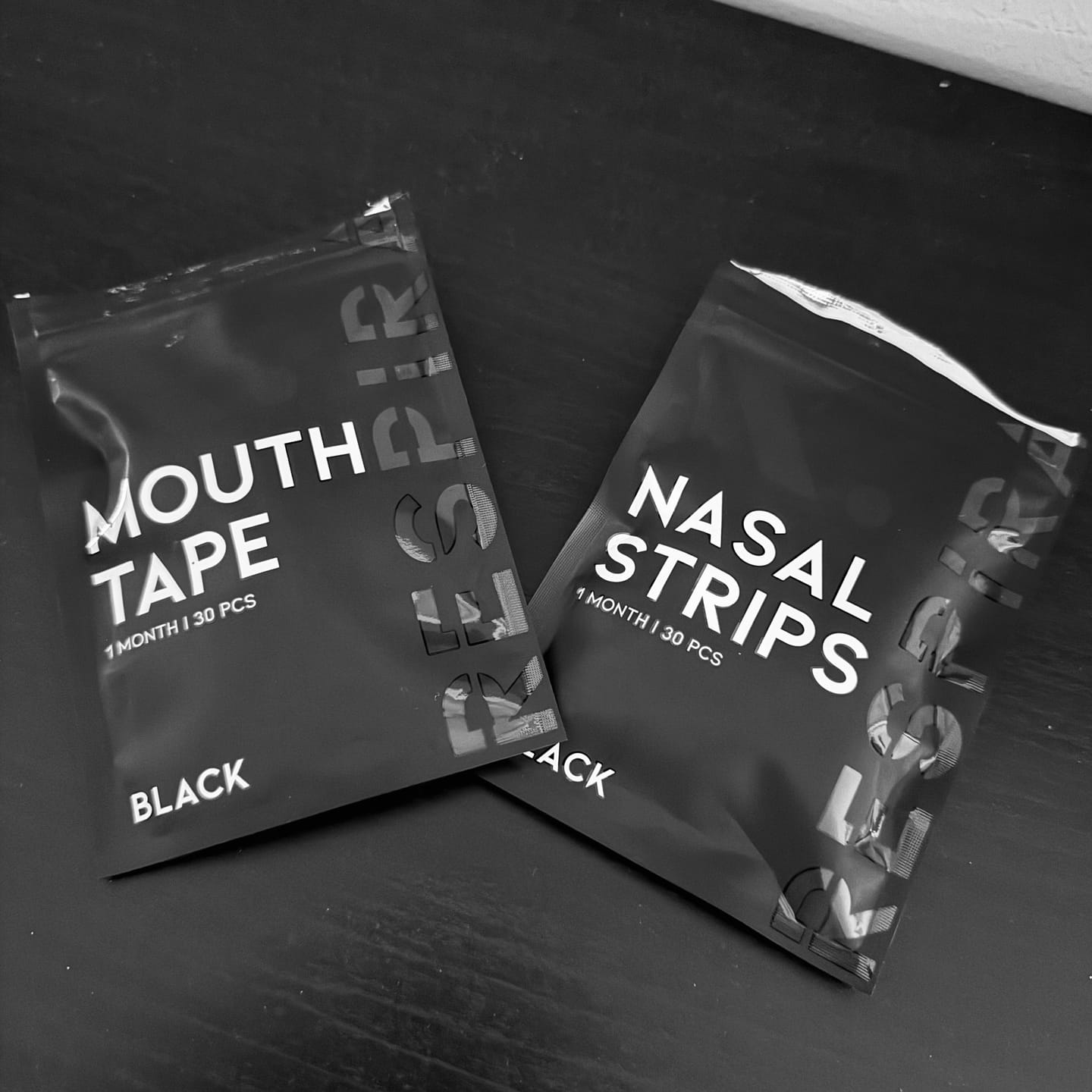 Customer photo review of MOUTH TAPE | BLACK