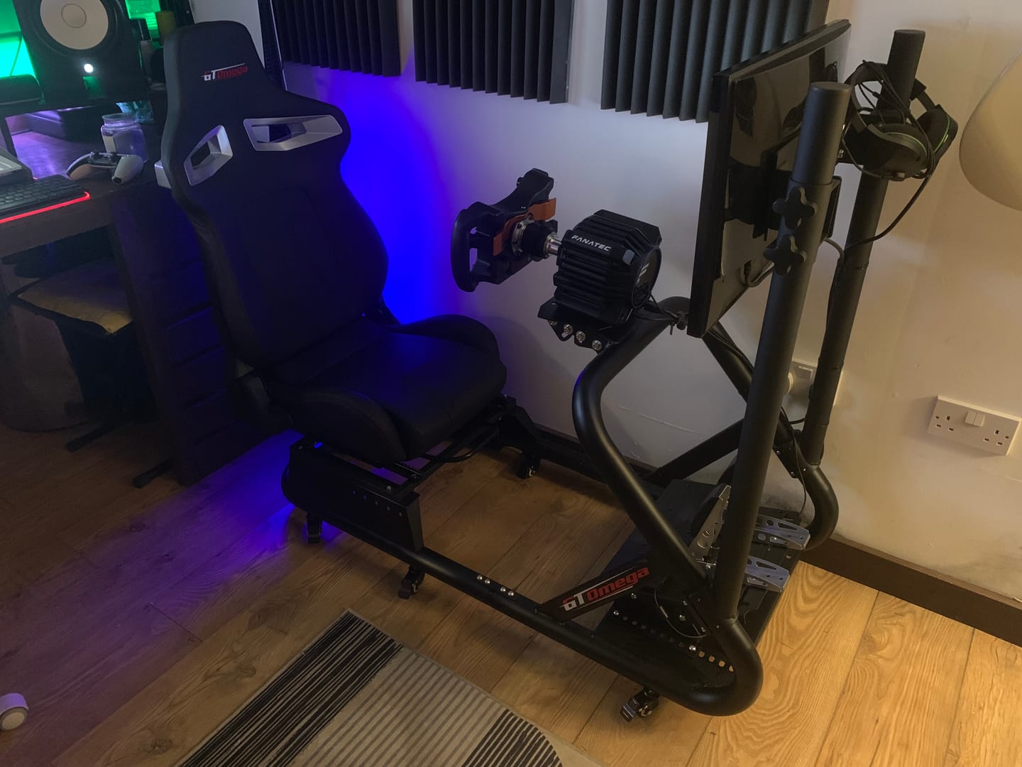 Customer photo review of Sim Racing Caster Wheels
