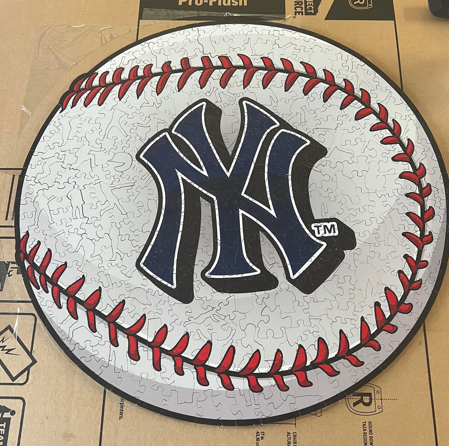 Customer photo review of New York Yankees™ - Wooden Puzzle