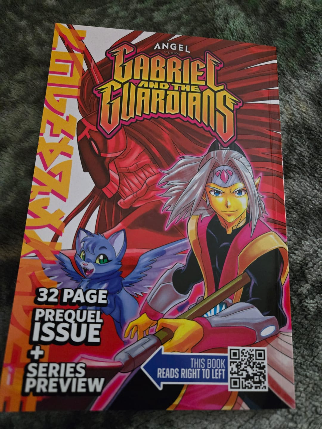 Customer photo review of Gabriel and the Guardians Series Preview Manga