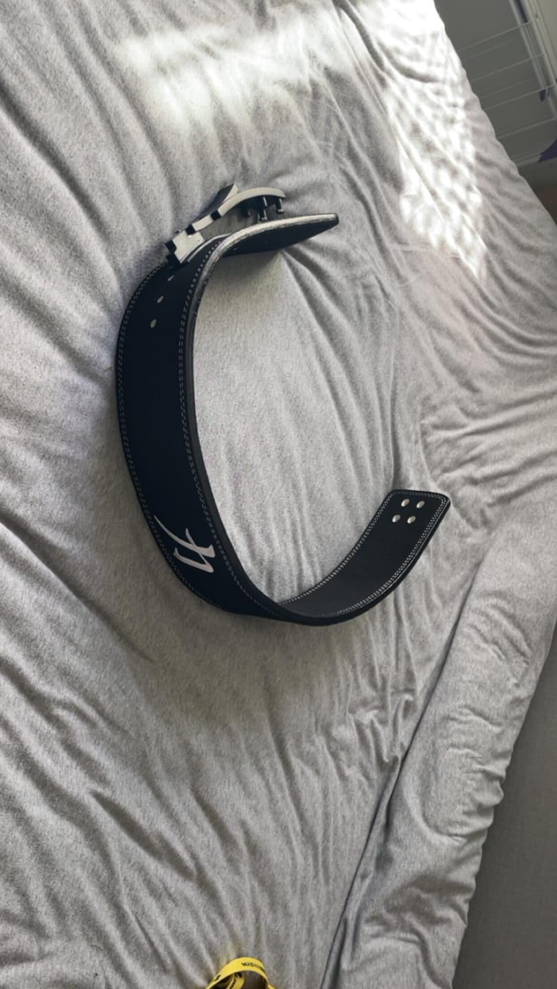 Customer photo review of Narrow 7.6cm Black Lever Belt, 10mm - IPF Approved