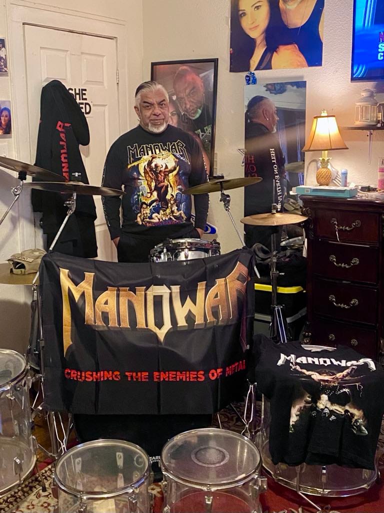 Customer photo review of Manowar Flag Crushing The Enemies Of Metal Black