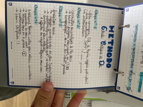 Avis photo d'un client sur Fiches de révision REVISION 2.0 OXFORD # 50 fiches 14,8 x 21 cm - petits carreaux