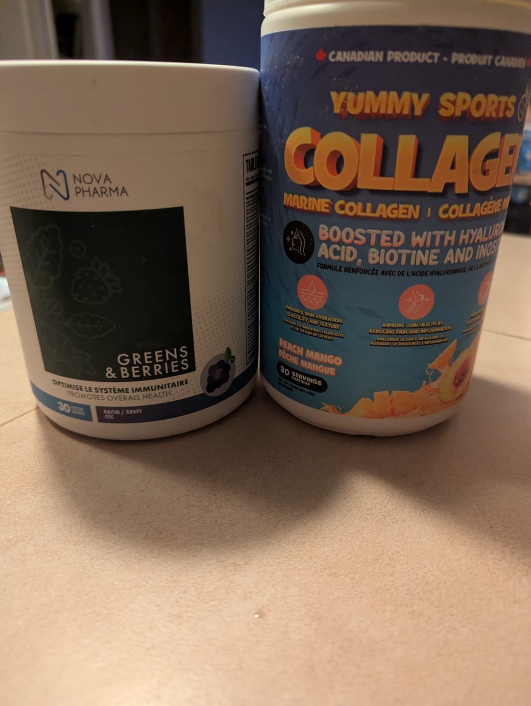 Customer photo review of Yummy Sports - Collagène marin + 435g