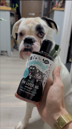 Customer photo review of Arctic Cod Liver Oil for Dogs & Cats (255ml)