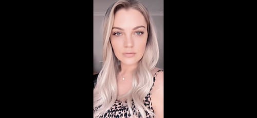 Customer photo review of The Headband Wig Perfect Wave