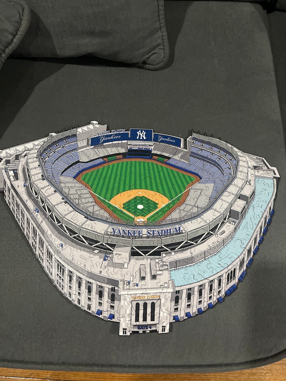 Customer photo review of New York Yankees™ Stadium - Wooden Puzzle