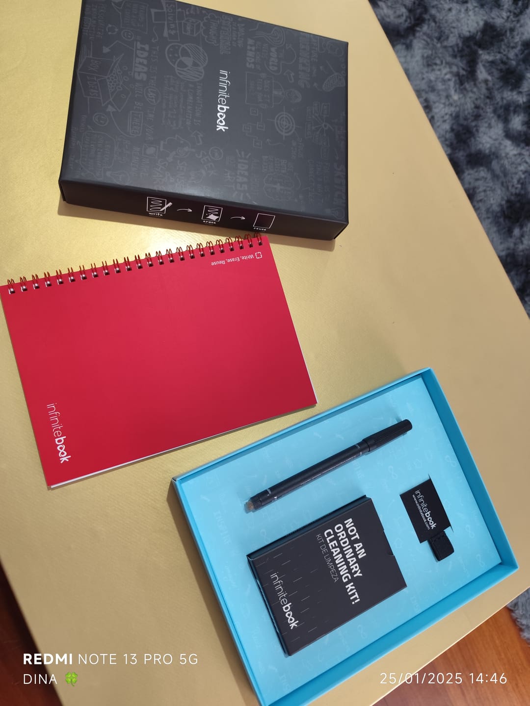 Customer photo review of Infinitebook Plain A5 Red