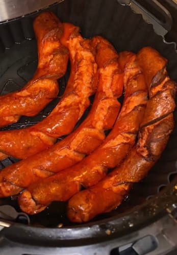 Customer photo review of Rindwurst scharf Naturdarm