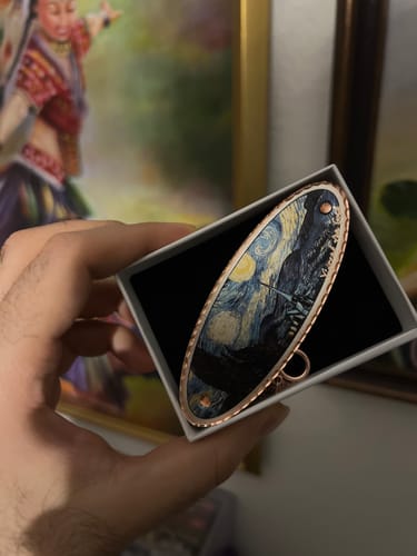 Customer photo review of Van Gogh Starry Night Tablo Tasarım Toka