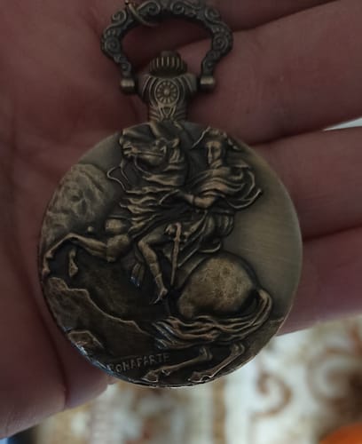 Customer photo review of Montre À Gousset 3D Napoleon sur un Cheval