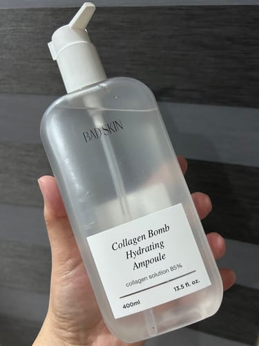 Customer photo review of Bad Skin™ Korean Collagen Bomb Hydrating Ampoule
