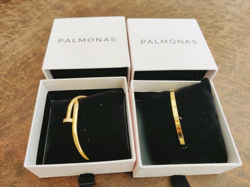 Customer photo review of Nail Bangle Bracelet
