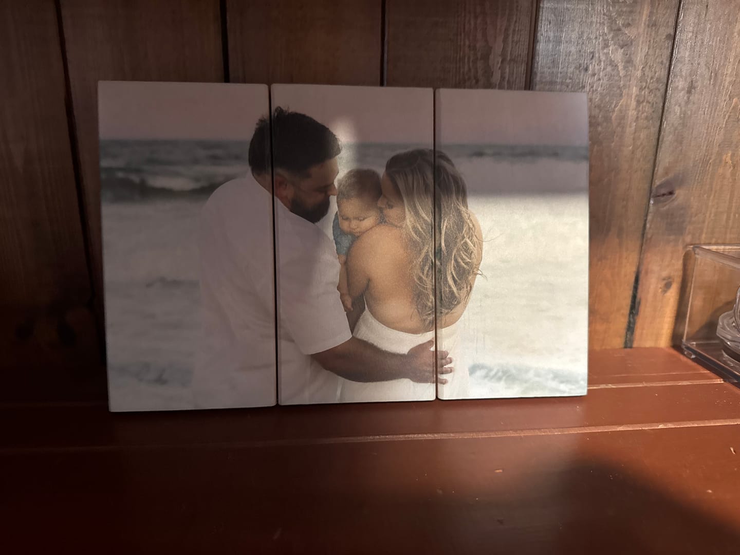 Customer photo review of 6.75 x 10.5 Planked Wood Print