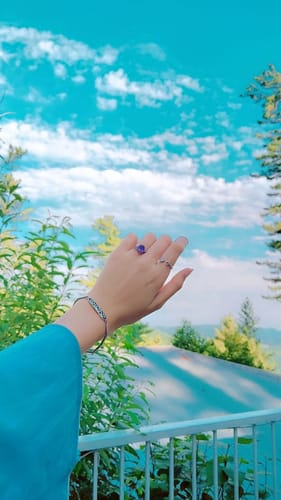 Customer photo review of VIOLET WHISPER RING
