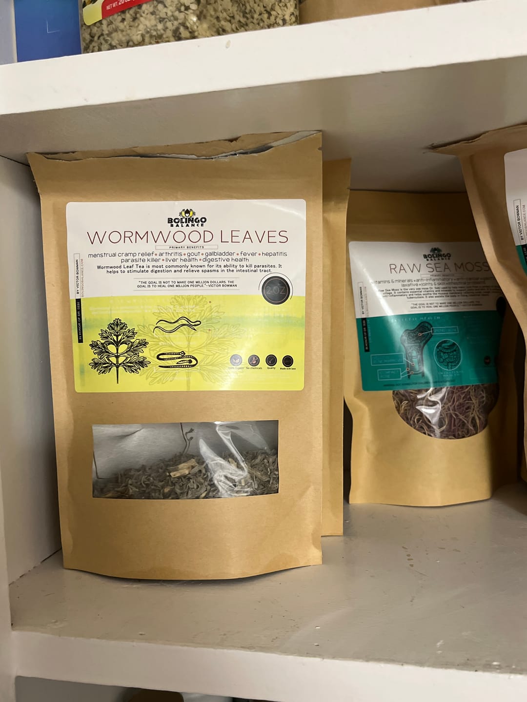 Customer photo review of WORMWOOD LEAVES