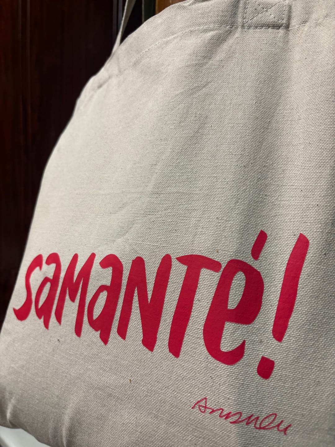 Customer photo review of Tote Bag "Samanté!"