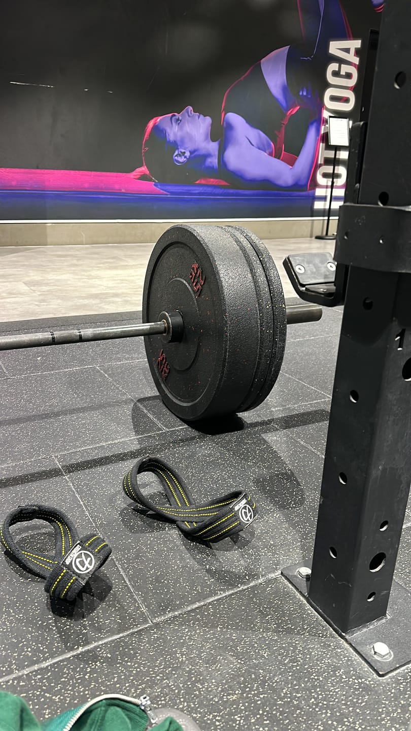 Customer photo review of Heavy Duty Figure Eight Lifting Straps - Cotton