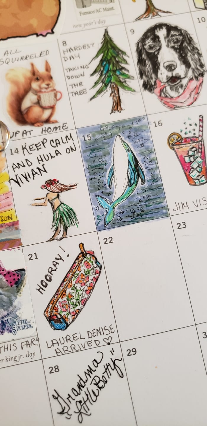 Customer photo review of Pen Pouch, Floral Fellowship