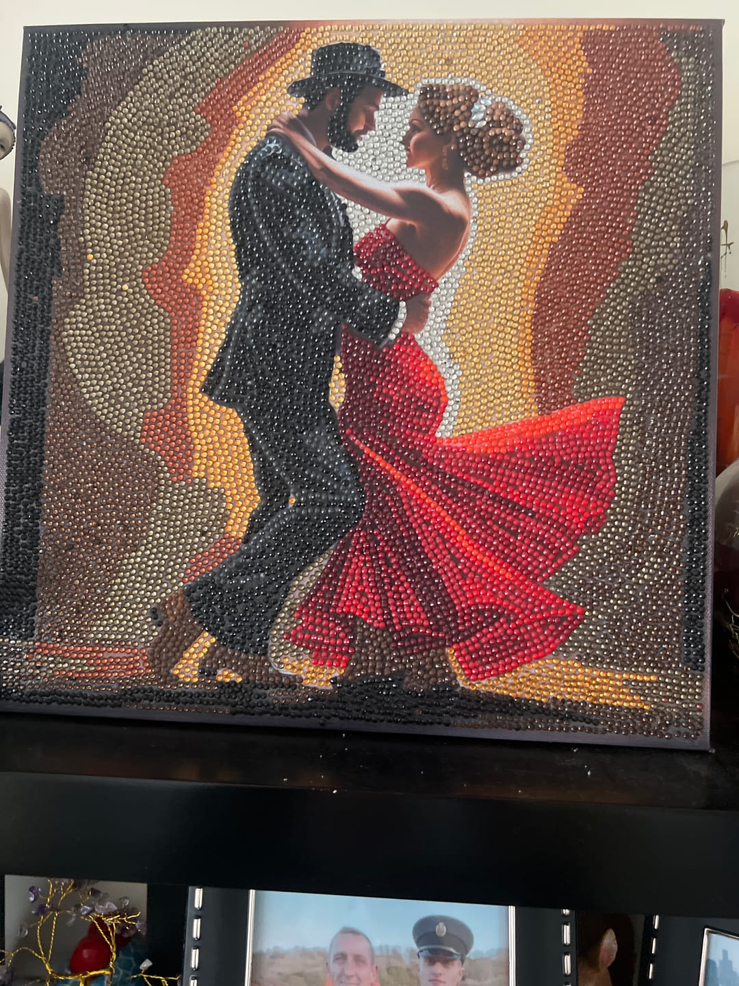 Customer photo review of “Midnight Dance” Crystal Art Kit 30x30cm