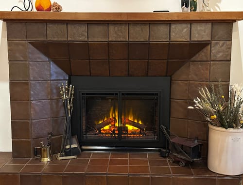 Customer photo review of SimpliFire 35" Electric Fireplace Insert