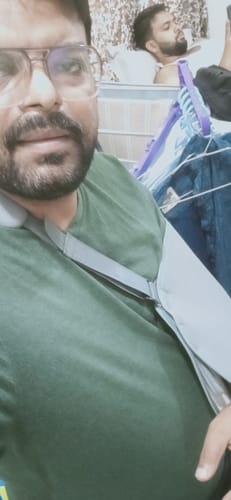 Customer photo review of Arm Pouch Sling (Mild Support)| Provides Support to the Shoulder & Arm (Grey)