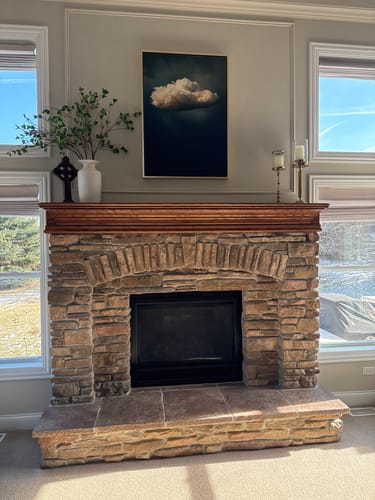 Customer photo review of Vintage Cloud Print