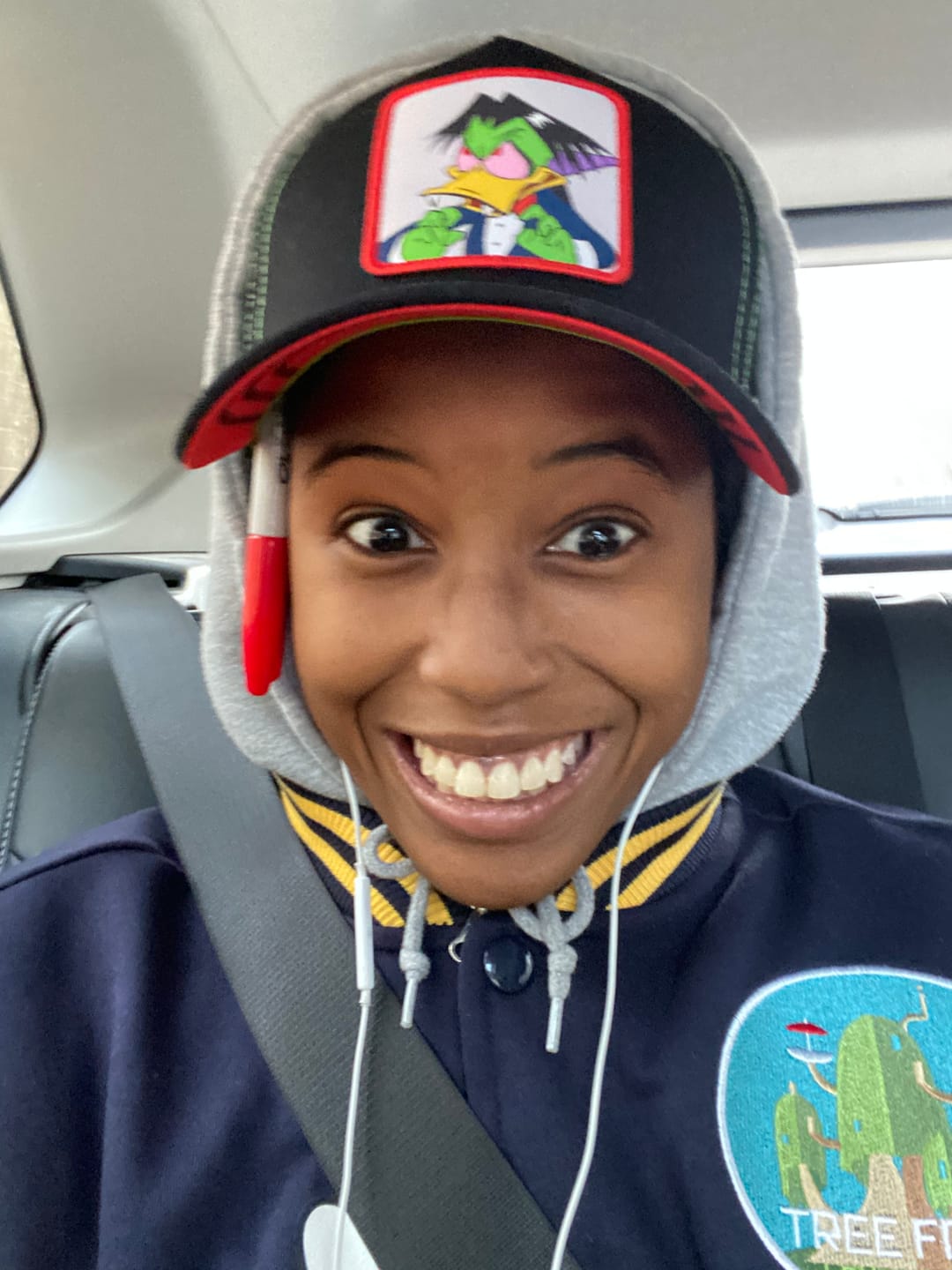 Customer photo review of OVERLORD X Count Duckula: Duckula Trucker Cap