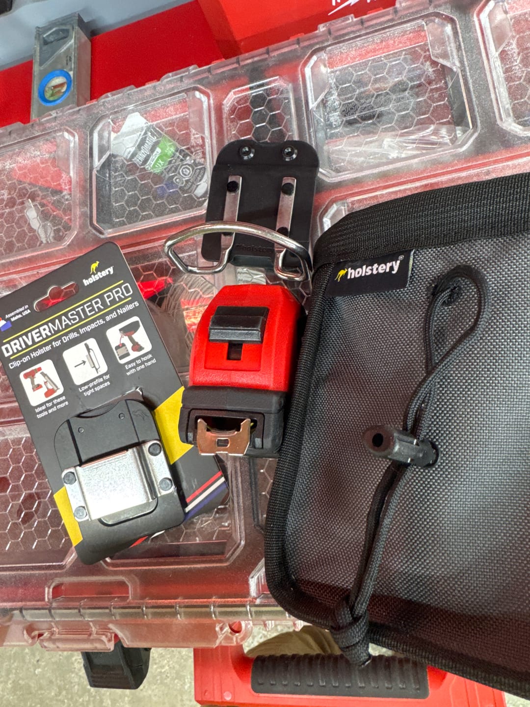 Customer photo review of Joey Pouch Pro | Clip-On Tool & Hardware Pouch