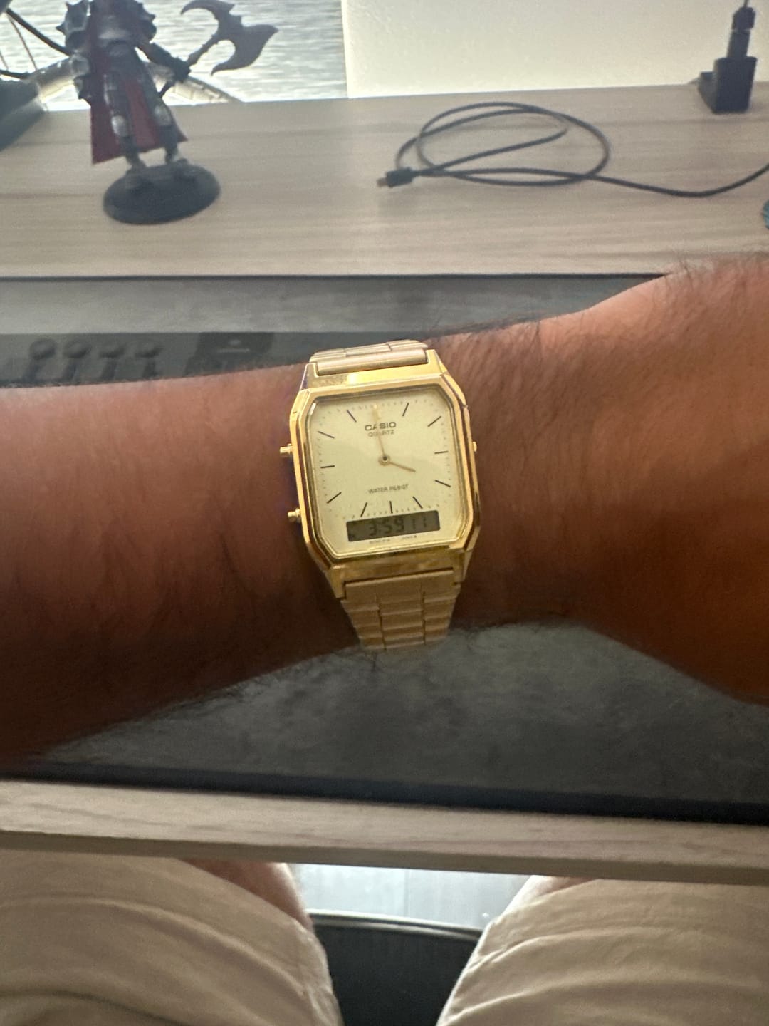Customer photo review of Reloj Casio Vintage AQ-230GA-9DMQ Dorado