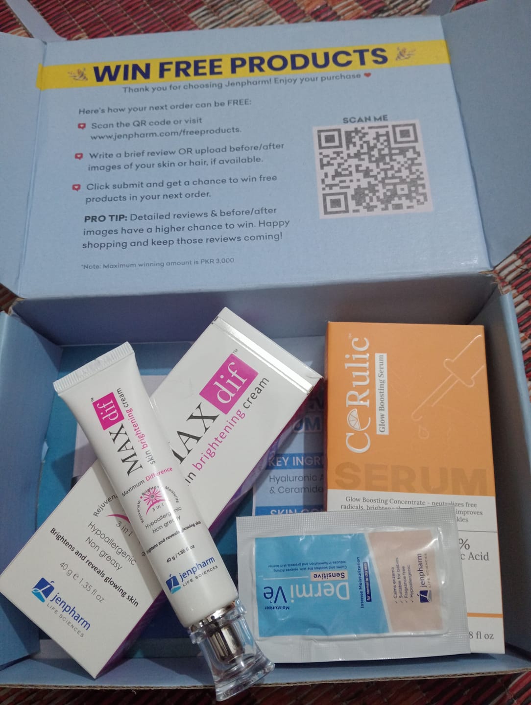 Customer photo review of Cerulic Glow Boosting Serum