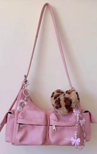 Customer photo review of SAMO ONDOH - pocket mug bag M brushed pink