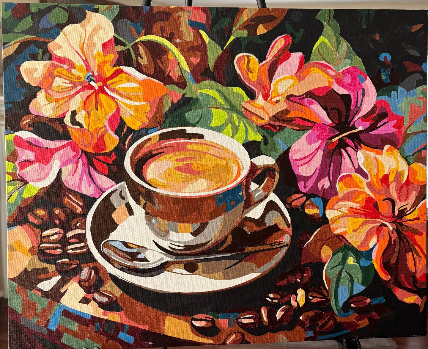 Customer photo review of Floral Coffee