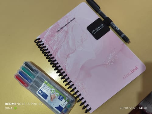 Customer photo review of Starter Kit A5 Pink Marble Mix