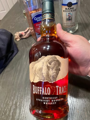 Customer photo review of Buffalo Trace Bourbon Whiskey Case Bundle (12 Bottles) (750ml)