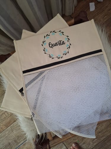 Customer photo review of TELA ENGOMADA VOLEI COR BRANCO