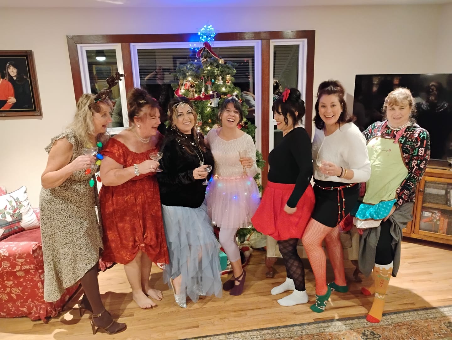 Customer photo review of Christmas Murder Mystery Host Your Own Dinner Party Game Kit