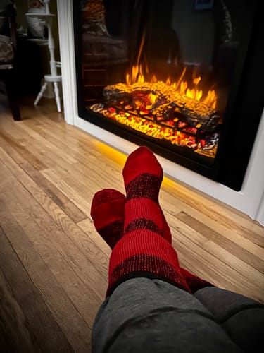 Customer photo review of J.B. Field's Icelandic "30 Below XLR" Merino Wool Thermal Sock