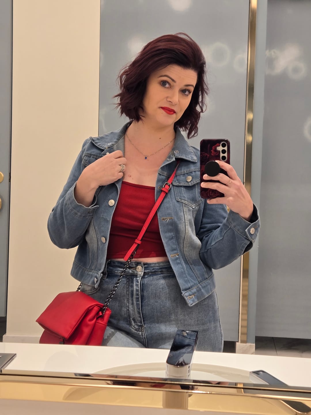 Customer photo review of Dharma High-Rise Skinny Jean