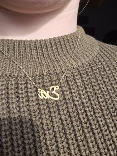 Customer photo review of Collana Nome
