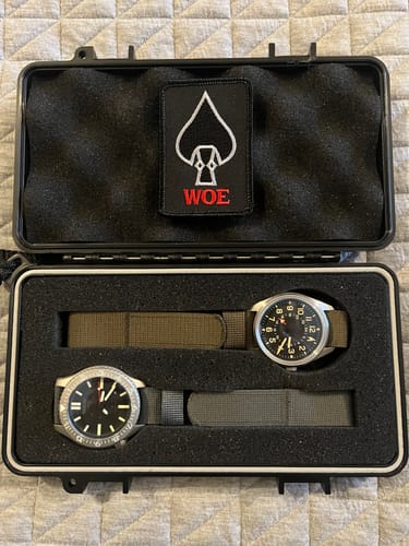 Customer photo review of Glomar Explorer - Hook And Loop Watch Strap