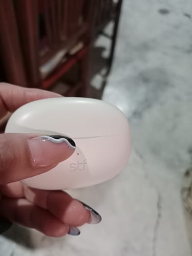 Customer photo review of Audífonos inalámbricos TWS | STF Icon ENC | 10 hrs uso carga rápida blanco