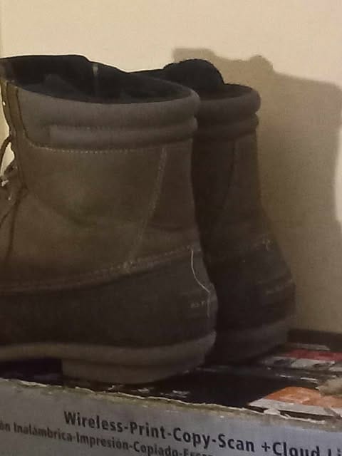 Customer photo review of Aleader Mens Duck Boot | Waterproof Shell | Fur Lined Insulated Winter Snow Boot
