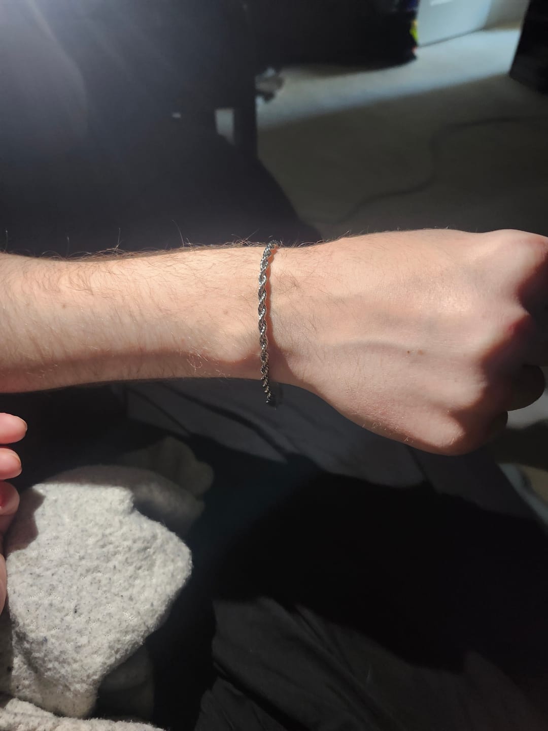 Customer photo review of 4mm Rope Chain Bracelet