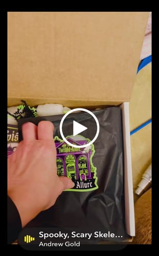 Customer video review of Monthly Subscription Box