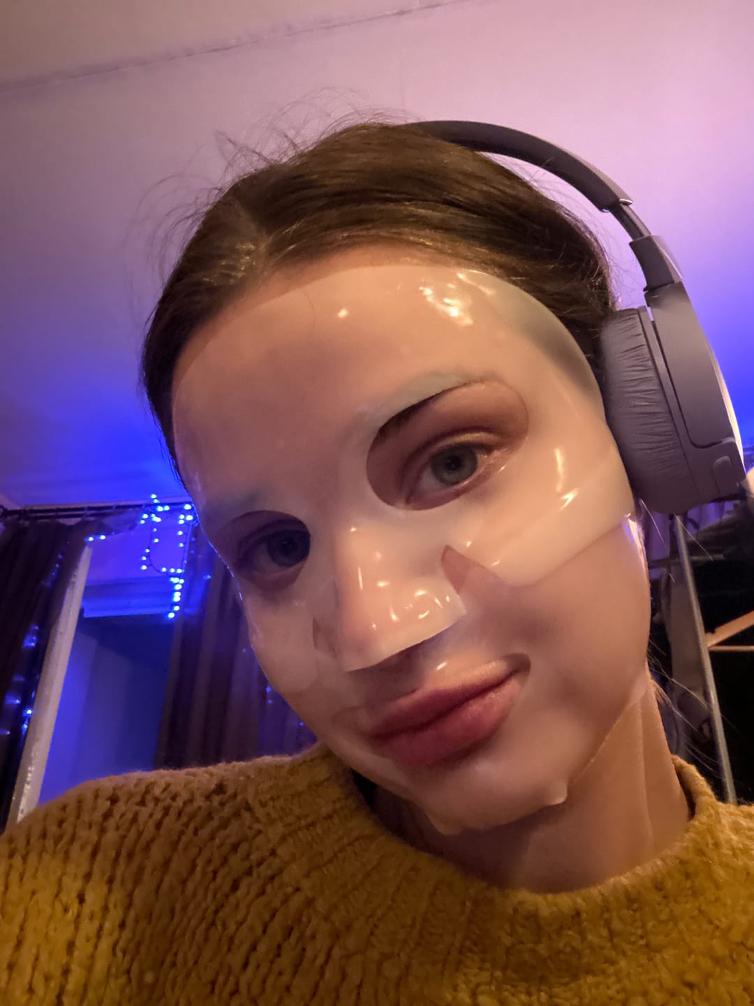 Customer photo review of Nakts hidrogela maska ar keramīdiem Biodance Hydro Cera-Nol Real Deep Mask