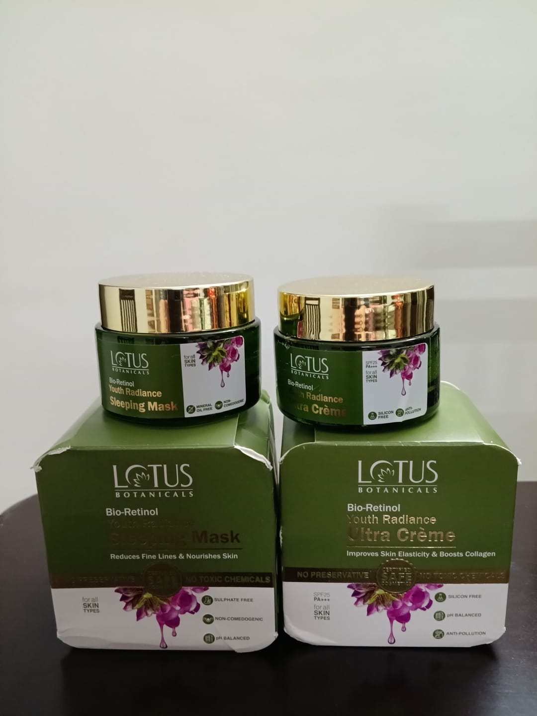 Customer photo review of Bio-Retinol Anti-Ageing Combo