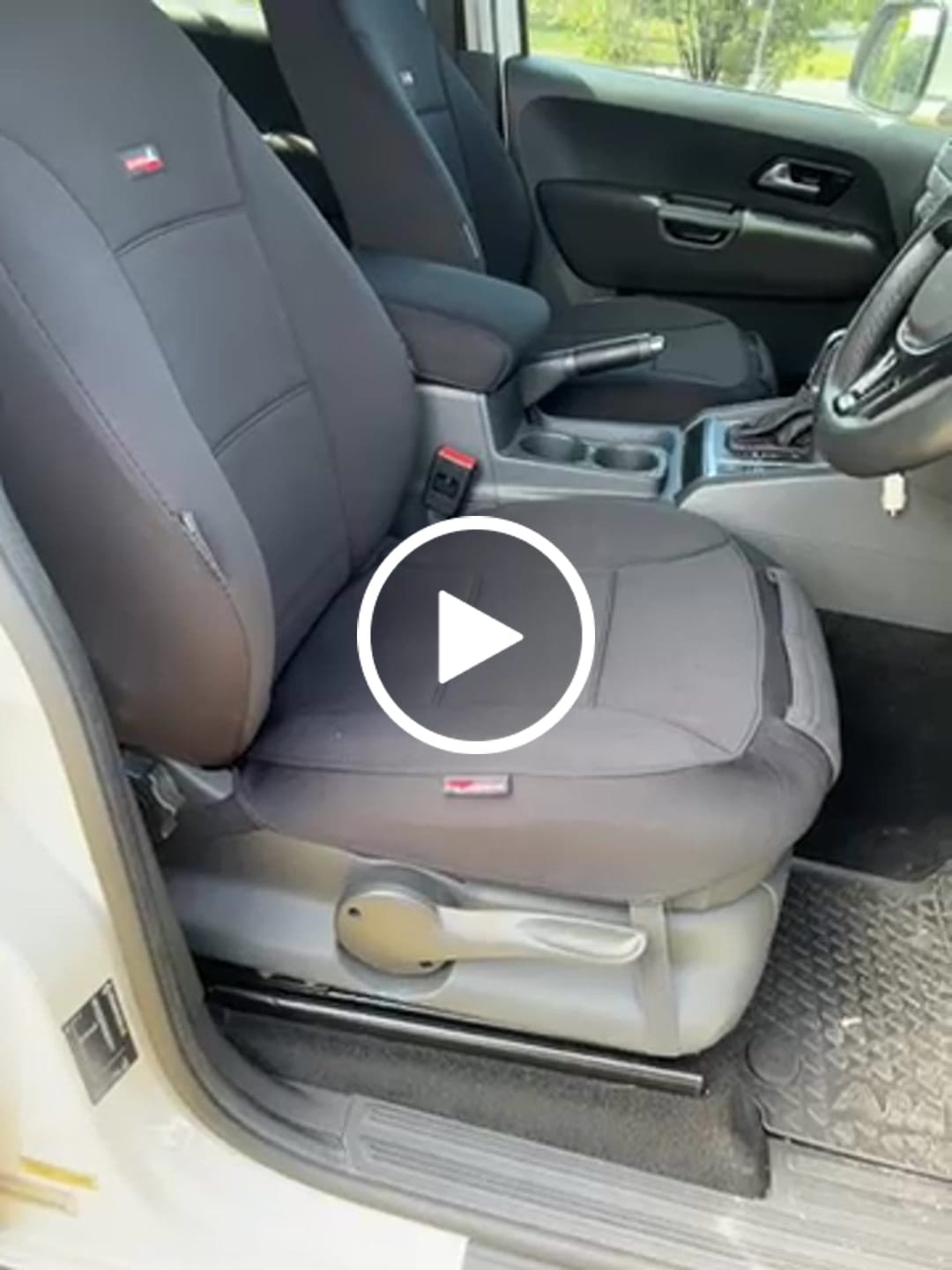 Customer video review of Sharkskin Seat Covers for Volkswagen Amarok 2H Dual Cab (02/2011- 05/2023)